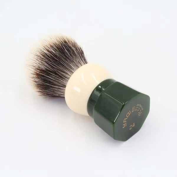 Yaqi Green Obsidian Badger Synthetic Shaving Brush R210404-S